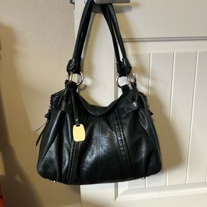 B Makowski black slouch purse